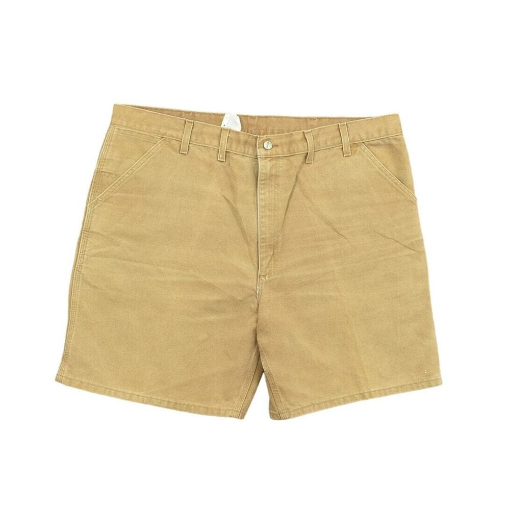 Carhartt Cargo Shorts Brown Cotton Blend Size 44 B25 BRN Work